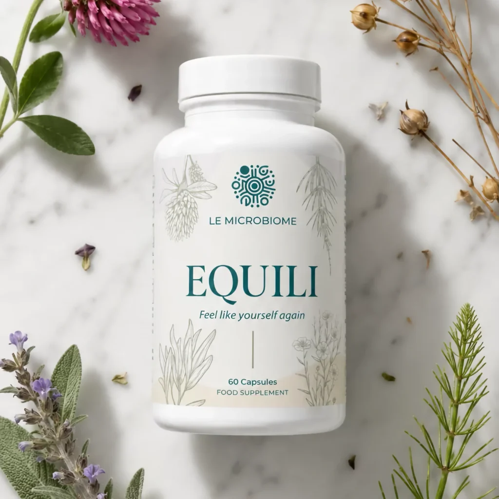 EQUILI – Raudonųjų dobilų izoflavonai 40 mg, maisto papildas menopauzės (klimakso) laikotarpiui